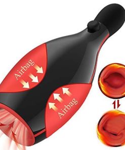 Sucking Vibrating Heating Handjob Cup with Built-in Airbag