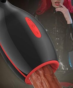 Sucking Vibrating Heating Handjob Cup with Built-in Airbag