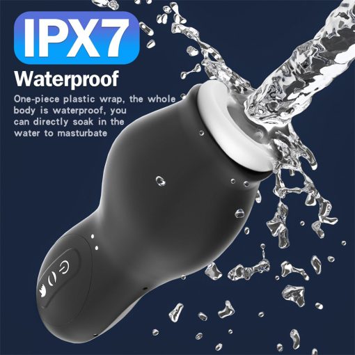 IPX7 Real Blowjob 7 Frequency Vacuum Sucking Masturbator