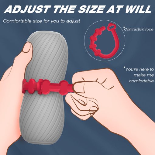 Adjustable Male Masturbator Adult Toys for Men Blowjob
