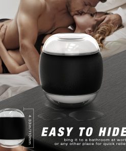 Open-Ended Male Masturbator with Transparent Cover