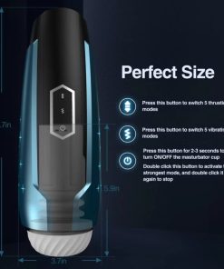 Vibrating Male Masturbator Penis Trainer