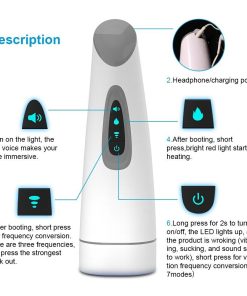 Automatic Powerful Sucking Male Masturbator Cup with Automatic Heating